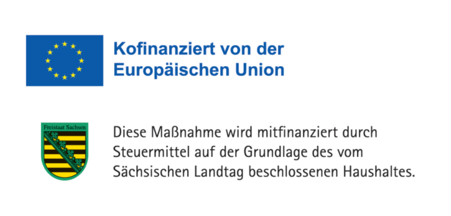 Kofinanziert von der Europäischen Union und dem Freistaat Sachsen